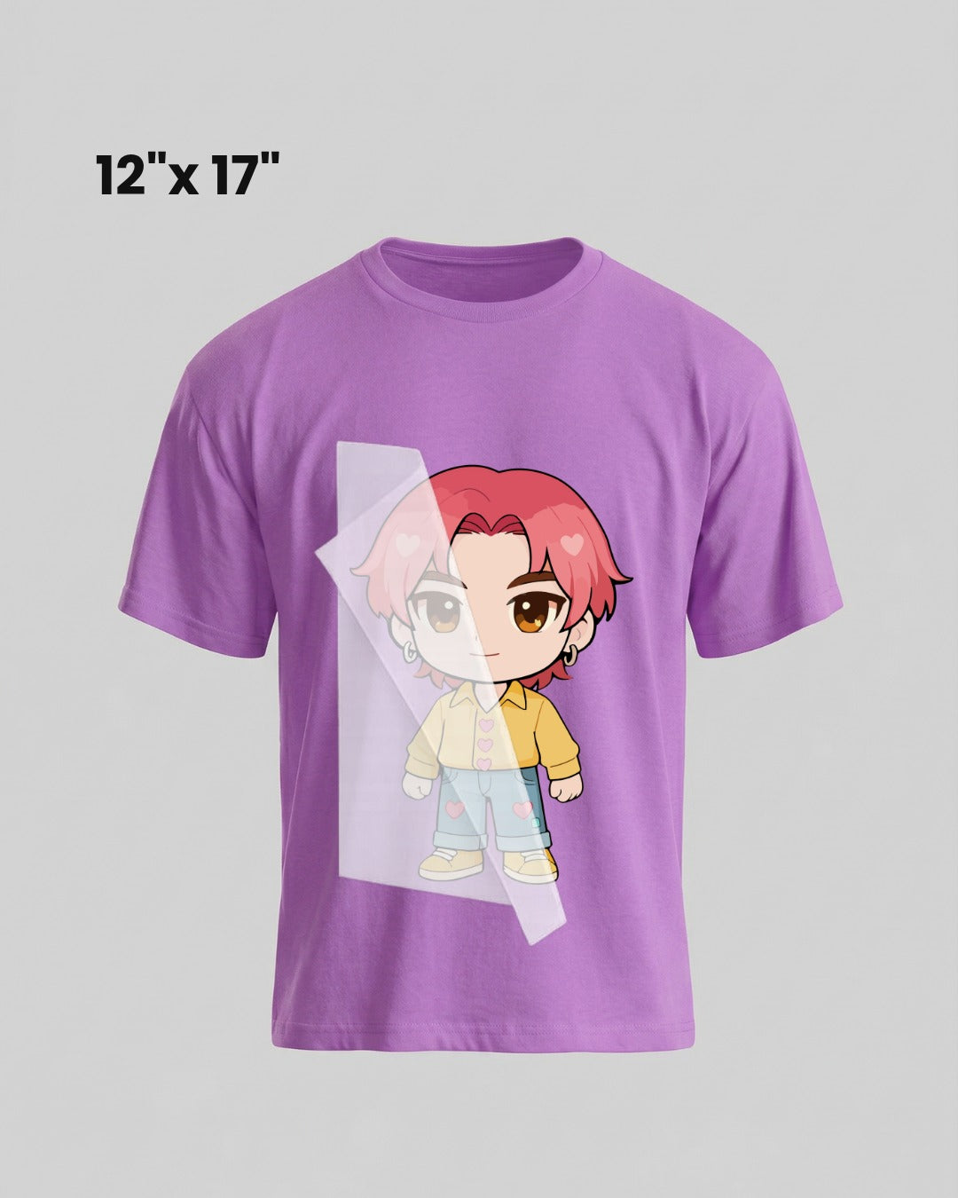 Order Custom DTF Transfers By - Size Ready to Press for Any Fabric