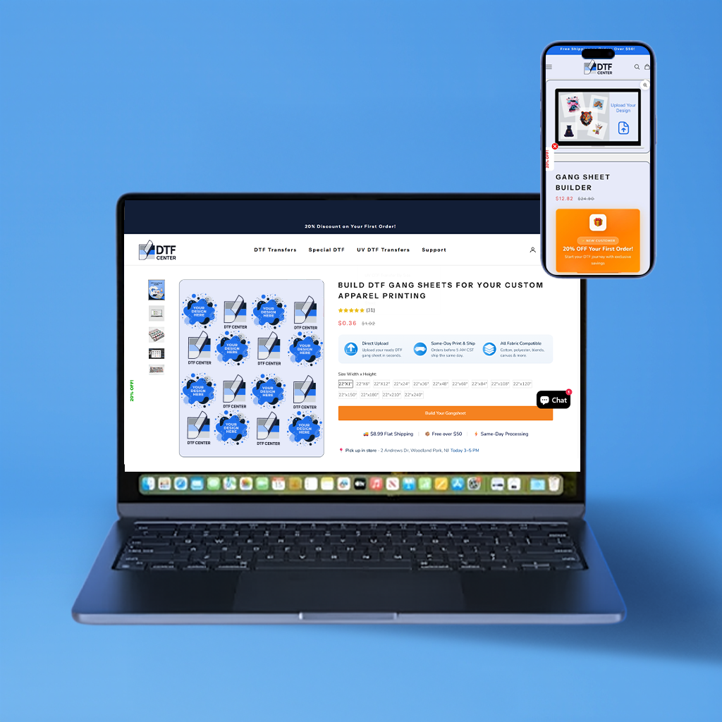 Build DTF Gang Sheets for Your Custom Apparel Printing
