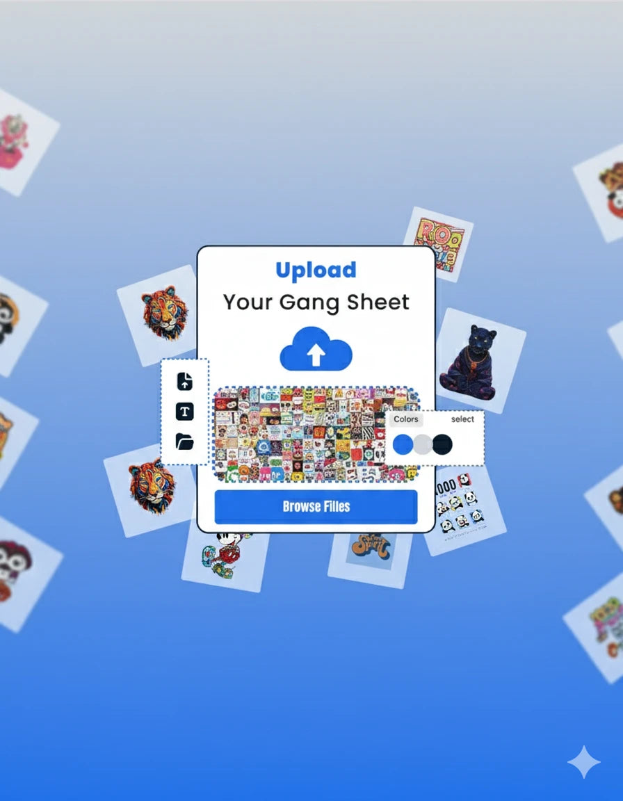 Order Custom DTF Gang Sheets – Upload Your Design