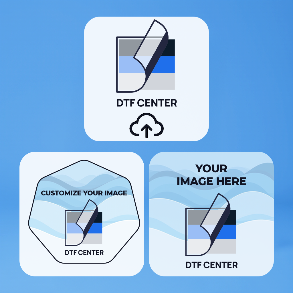 Order Custom DTF Transfers By - Size Ready to Press for Any Fabric