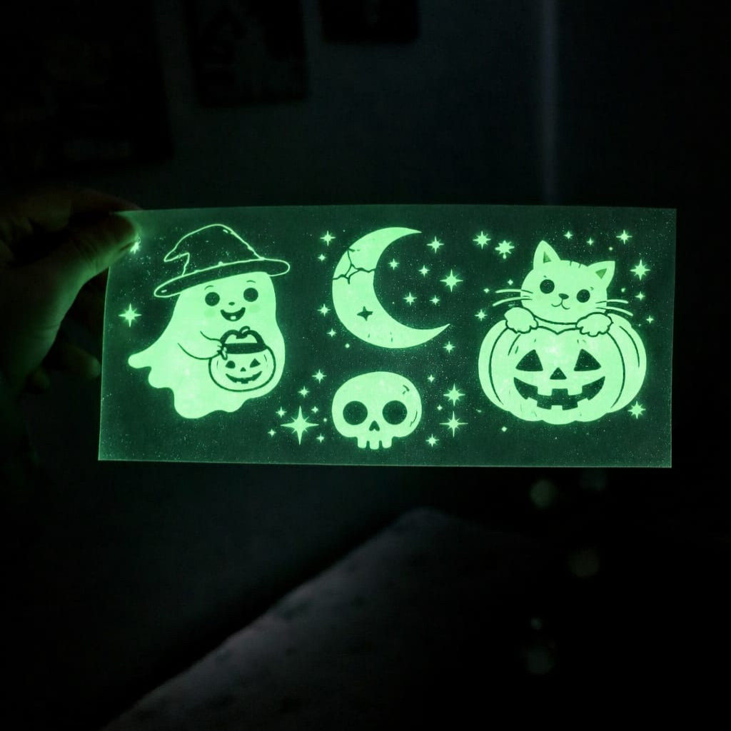 Glow In The Dark DTF Gang Sheets Upload for Custom Apparel Printing